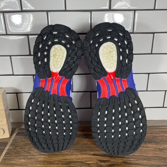 adidas Response Boost Techfit Womens Size 8 Running Shoes Blue Purple Sneaker - Picture 7 of 13